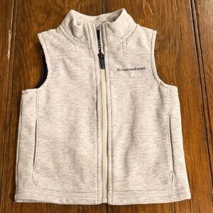 Vineyard Vines Gray Fleece Vest - 2T